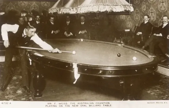 Framed Print : Oval Billiard Table Print Framed Print : Oval Billiard Table Print