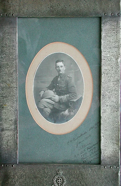 Oval portrait of Lieutenant Colonel C V Bulstrode