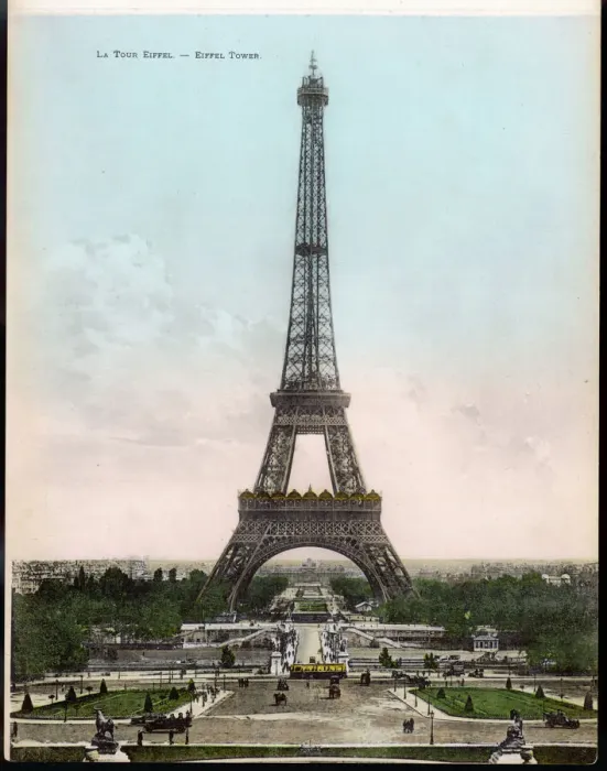 Framed Print : Paris Print from the River Seine, Eiffel Tower C1905 Framed Print : Paris Print from the River Seine, Eiffel Tower C1905