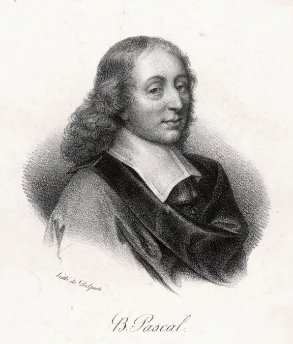 Framed Print : Blaise Pascal Print Framed Print : Blaise Pascal Print