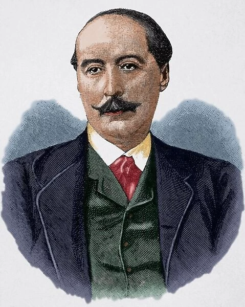 Paul von Hatzfeldt (1831-1901). Was a German diplomat. Engra