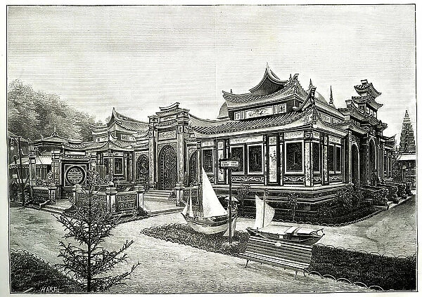 Pavilion of Annam and Tonkin, Paris Exhibition of 1889