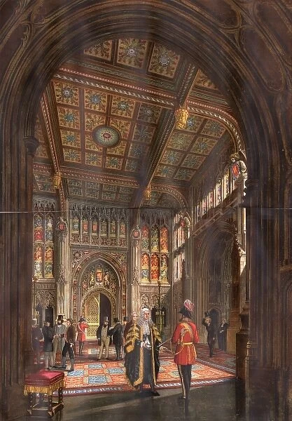 The Peers Lobby, 1863