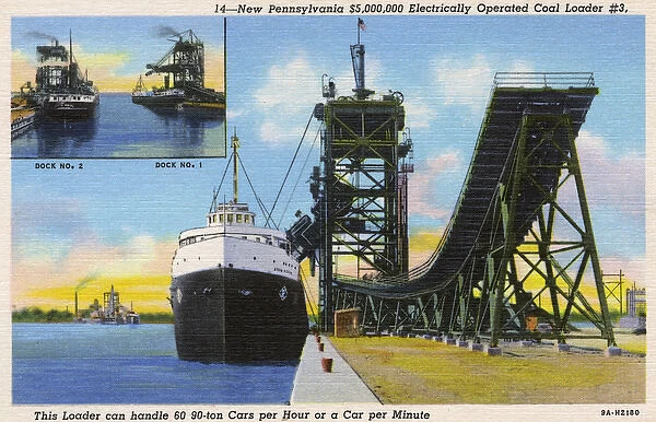 Pennsylvania Coal Docks, Sandusky, Ohio, USA