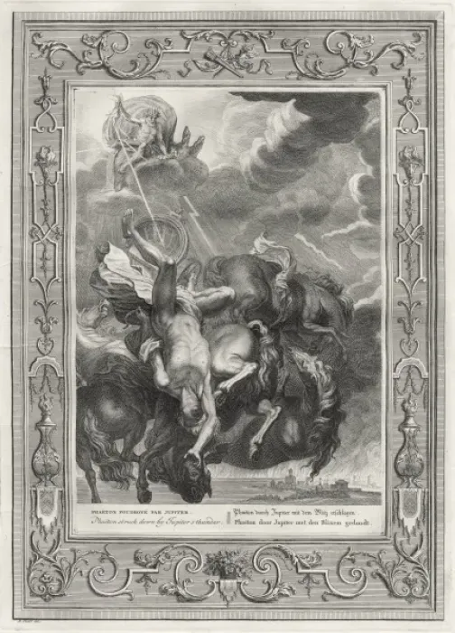 Framed Print : Phaeton Destroyed Print Framed Print : Phaeton Destroyed Print