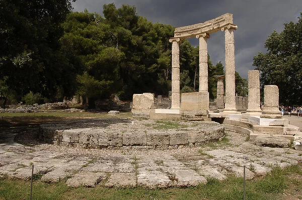 Philippeion, 4th century B. C. Altis. Sanctuary of Olympia. I
