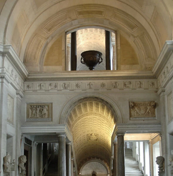 Pio-Clementino Museum. Inside view. Vatican Museums. Vatican