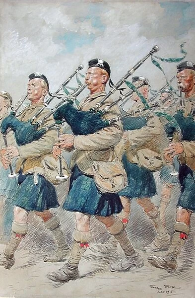 Pipers of the 1  /  9th (Glasgow Highlanders)