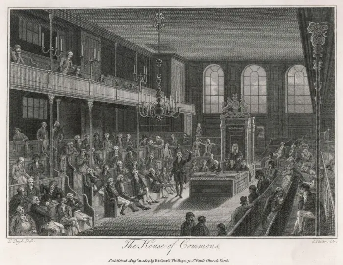 Framed Print : William Pitt in the Commons 1804 Print Framed Print : William Pitt in the Commons 1804 Print
