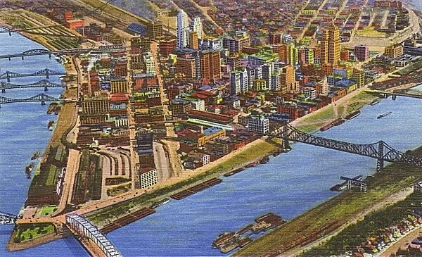 Pittsburgh, Pennsylvania, USA - Point and Golden Triangle