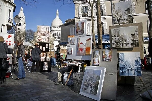 Place du Tertre, Montmartre, Paris, France