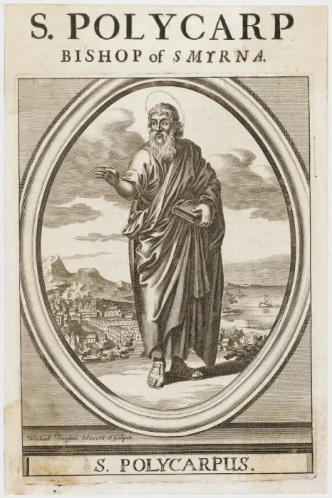 Framed Print : Print of Polycarp, Bishop of Smyrna Framed Print : Print of Polycarp, Bishop of Smyrna