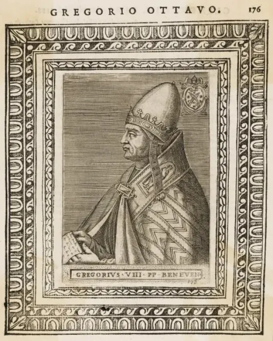 Framed Print : Pope Gregory VIII Print Framed Print : Pope Gregory VIII Print