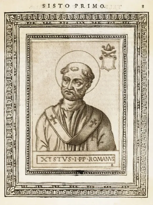 Framed Print : Pope Sixtus I Print Framed Print : Pope Sixtus I Print