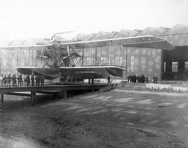 Porte  /  Felixstowe Baby with a Bristol Scout on the upper wing