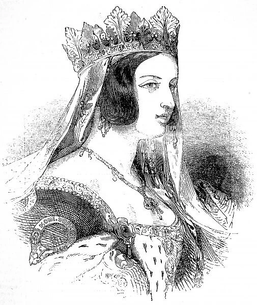 Portrait of Queen Victoria, fancy dress ball, 1842