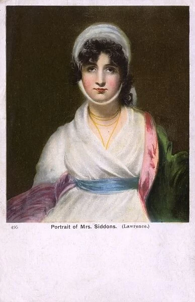 Portrait of Sarah Siddons by Sir Thomas Lawrence