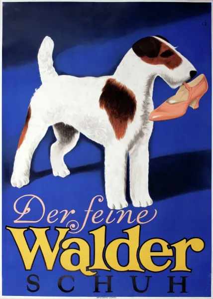 Walder Shoes Print: 1930s Advertisement Featuring a Art