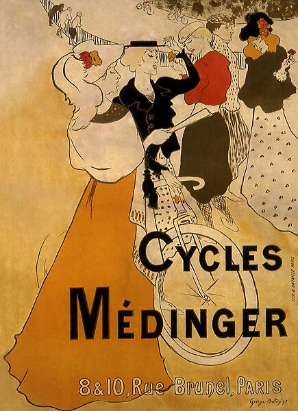 Poster for Cycles Medinger Date: 1897