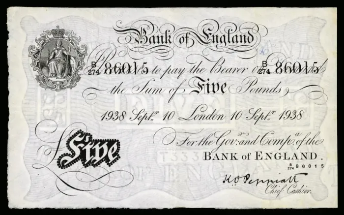 Framed Print : Five Pound Note Print - Bank of England Issue Featuring Mary Evans Framed Print : Five Pound Note Print - Bank of England Issue Featuring Mary Evans