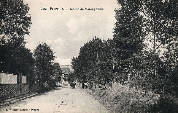 Pourville-sur-Mer, France - The Road to Varengeville