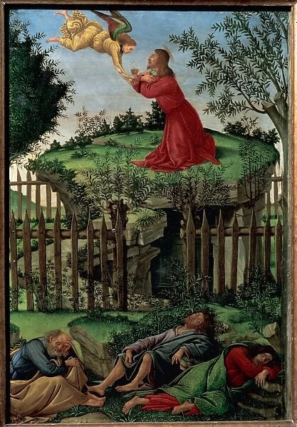 Prayer of the Garden (1498-1500) by Sandro Botticelli (1445