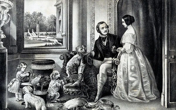 Prince Albert and Queen Victoria in 1842
