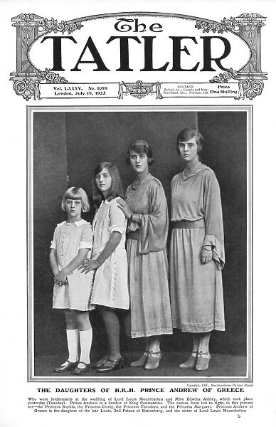 Prince Philips four sisters, 1922