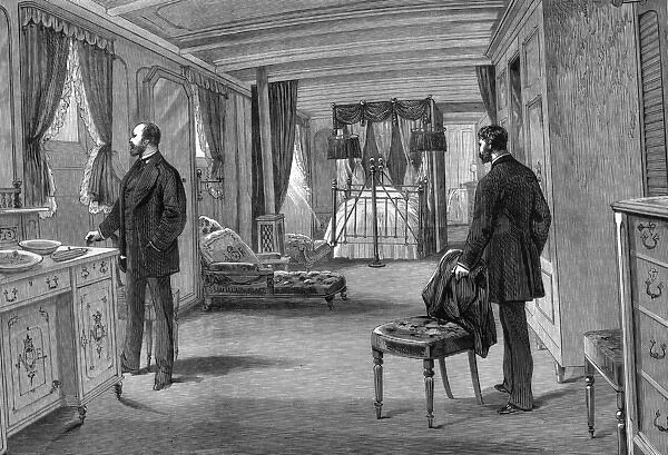 The Prince of Waless bedroom on board HMS Serapis