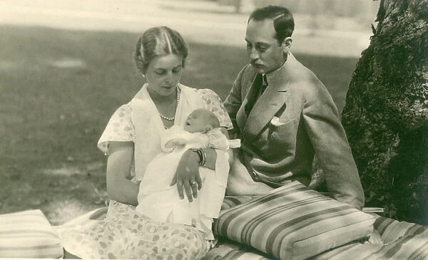 Princess Theodora, Berthold of Baden & baby Margarita