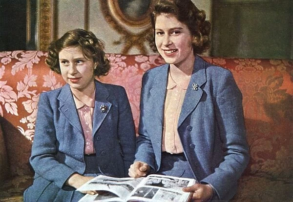 Princesses Elizabeth and Margaret, ILN centenary sitting