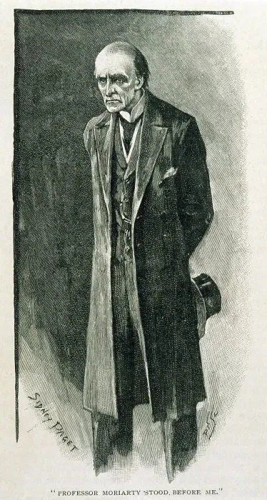 Framed Print : Professor Moriarty: The Final Problem Print, 1893 Framed Print : Professor Moriarty: The Final Problem Print, 1893