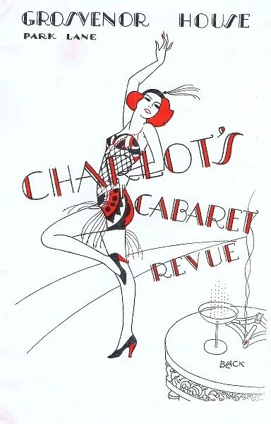 Programme cover for Charlots Cabaret Revue