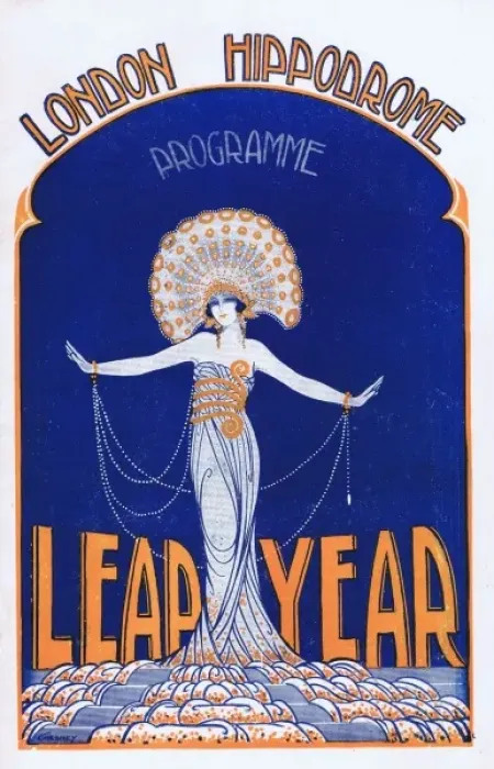 Framed Print : 1924 Leap Year Programme Print Framed Print : 1924 Leap Year Programme Print