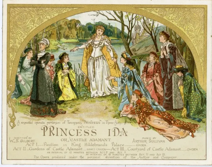 Framed Print : Gilbert & Sullivan, Princess Ida Programme Print circa 1880s Framed Print : Gilbert & Sullivan, Princess Ida Programme Print circa 1880s
