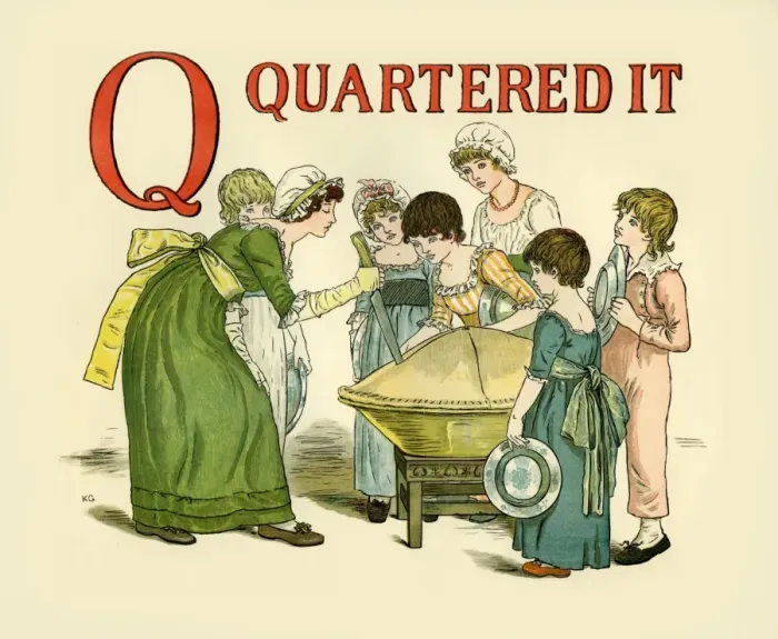 Framed Print : Q Quartered Print of an Apple Pie Framed Print : Q Quartered Print of an Apple Pie