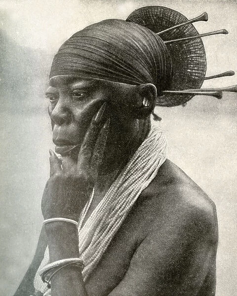 Queen Nenzima, Belgian Congo, Central Africa