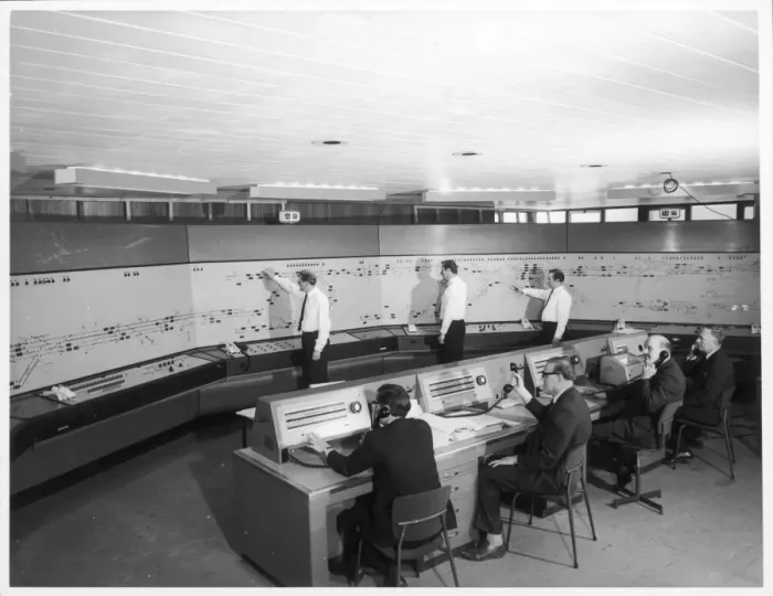 Framed Print : Rail Operations Centre Print Framed Print : Rail Operations Centre Print
