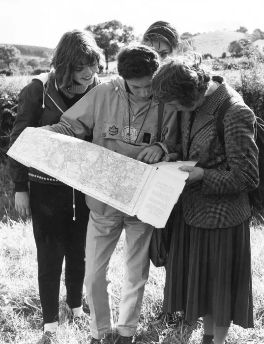 Framed Print : RAMBLERS, 1960S Print - Clent Hills, Worcestershire Framed Print : RAMBLERS, 1960S Print - Clent Hills, Worcestershire