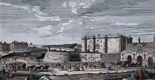 RIGAUD, Jacques (1681 - 1754). View of the Bastille