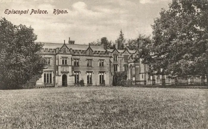 Framed Print : Ripon Episcopal Palace Print circa 1908 Framed Print : Ripon Episcopal Palace Print circa 1908
