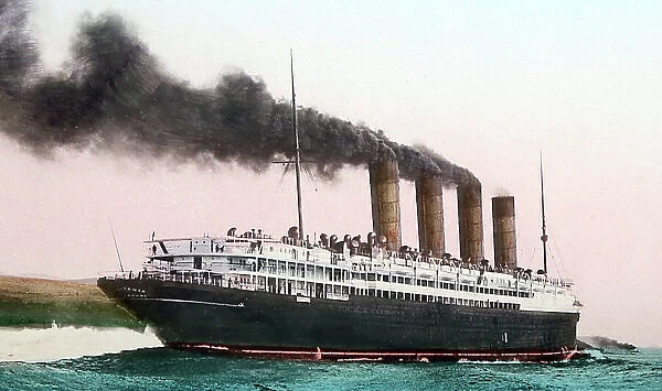 RMS Lusitania, Cunard Liner, early 1900s