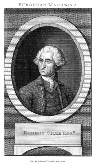 Framed Print : Robert Orme Print, 18th-century Historian of India Framed Print : Robert Orme Print, 18th-century Historian of India