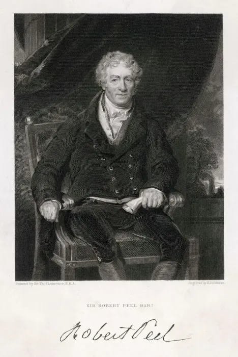 Framed Print : Sir Robert Peel (Elder) Calico Manufacturer Print Framed Print : Sir Robert Peel (Elder) Calico Manufacturer Print
