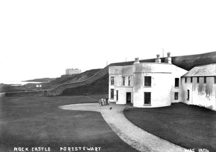 Framed Print : Rock Castle, Portstewart Print - Early 1900s Framed Print : Rock Castle, Portstewart Print - Early 1900s
