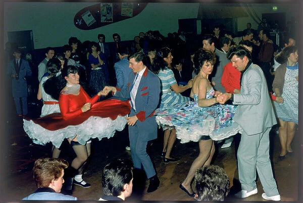 Rock N Roll Dance. Rock and roll enthusiasts, dressed in 1950s clothes