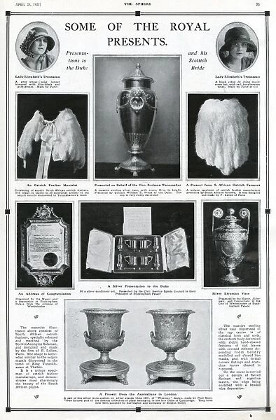 Royal Wedding 1923 - some of the presents