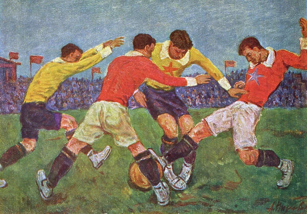 Russian Football Match