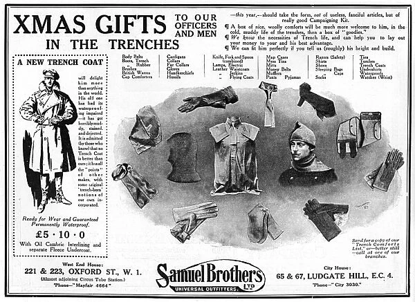 Samuel Brothers, Xmas Gifts in the trenches, WW1