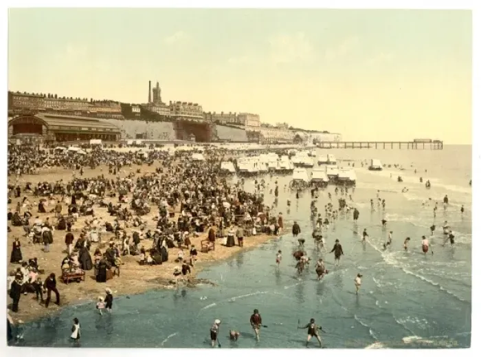 Framed Print : Ramsgate Sands Print, Late 19th Century Framed Print : Ramsgate Sands Print, Late 19th Century